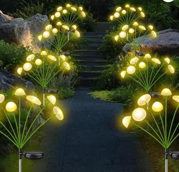 Solar LED Jellyfish Mushroom Light — Add Magic & Whimsy to Your Garden