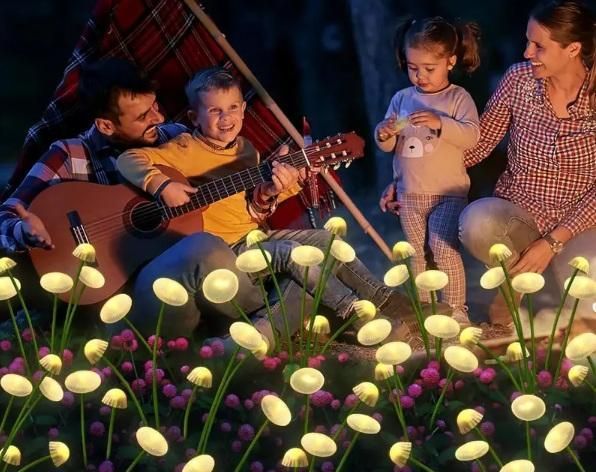 Solar LED Jellyfish Mushroom Light — Add Magic & Whimsy to Your Garden