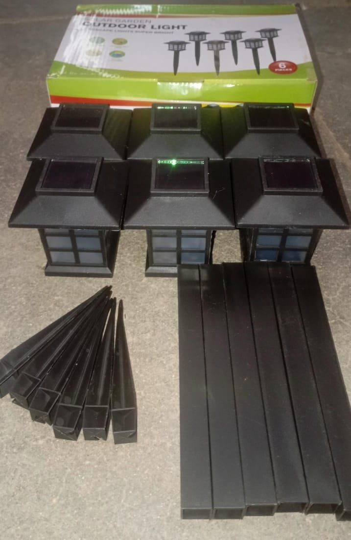 Solar Garden Yard Lights — Beautiful Outdoor Glow for Your Home (Pack of 6)