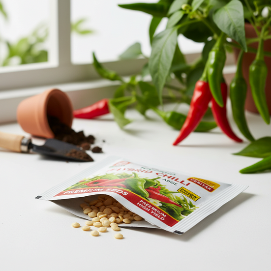 Imported Hybrid Spicy Chilli Seeds – Unique and Flavorful Varieties (F1)